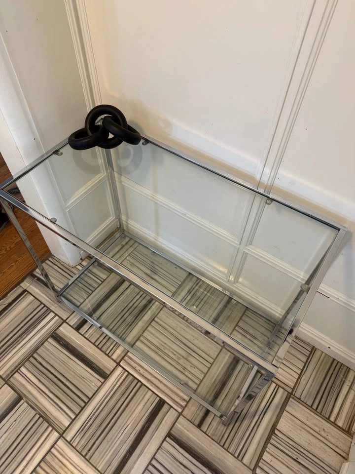 Glass Entry Table - photo 2