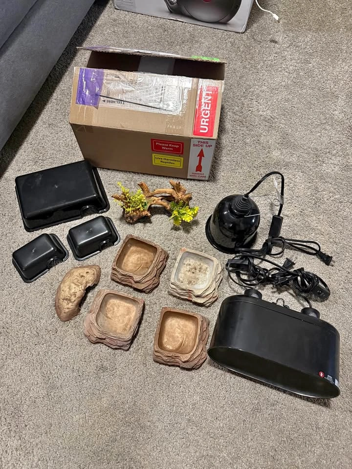 Assorted Reptile Supplies