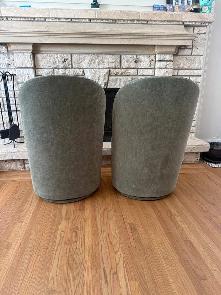 Green Swivel Chairs - Set of 2 - photo 3