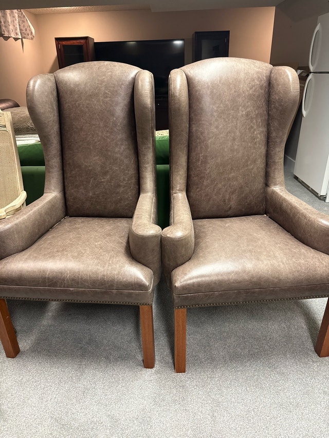 Wingback Chairs Leather