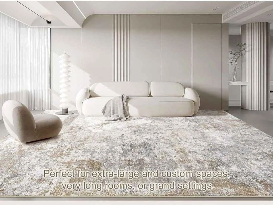 Brand NEW 10x14 Area Rug - Modern Abstract (Brown/Grey) Washable - photo 2
