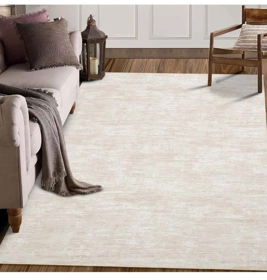 Living Room Area Rug 8x10, Washable Low Pile Rug - photo 3