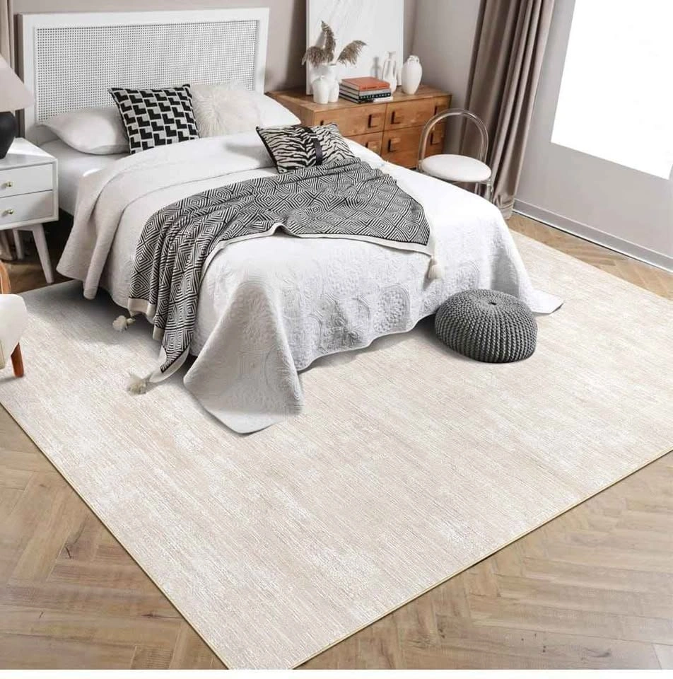 Living Room Area Rug 8x10, Washable Low Pile Rug - photo 4