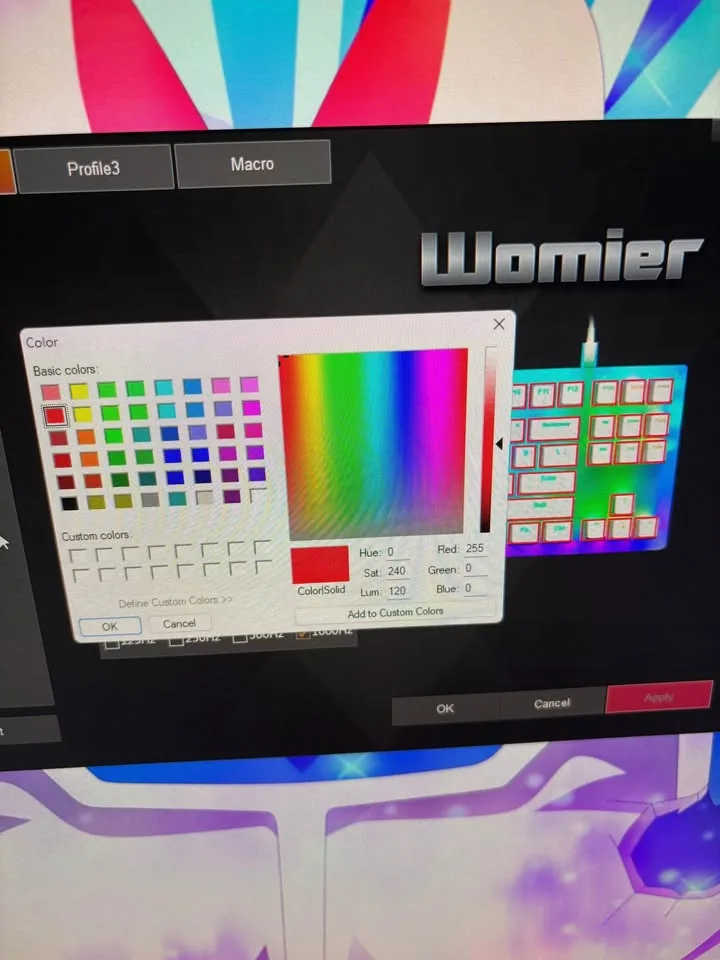 Womier K87 mechanical gaming keyboard (like new) +Extras image indicator(5)