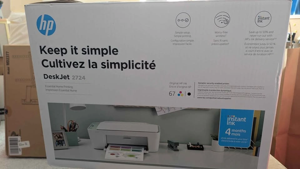 HP printer, no ink - photo 2