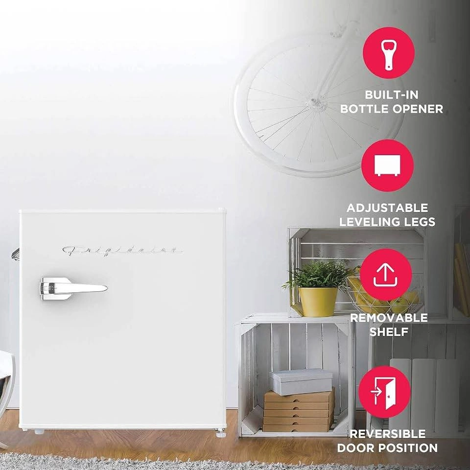 Frigidaire Retro Mini Fridge (1.6 Cu. Ft.) – Clean & Ready to Go - photo 3