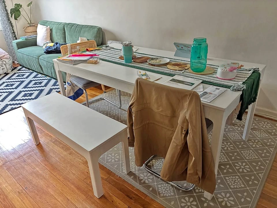 Ikea Ekedalen Table and Benches