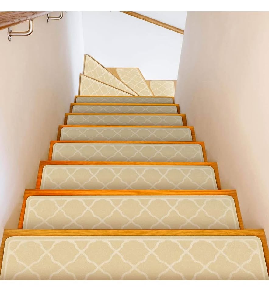 Carpet Stair Treads Non Slip Indoor, 15 Packs 30X8in