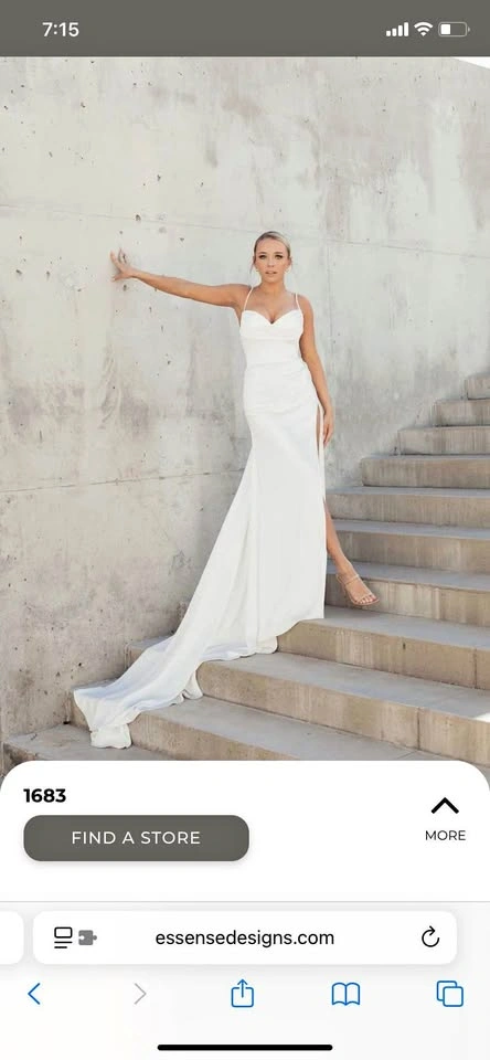 Martina Liana 1683 Wedding Dress - Custom Sleeves