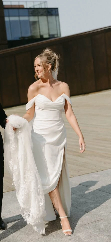 Martina Liana 1683 Wedding Dress - Custom Sleeves - photo 3