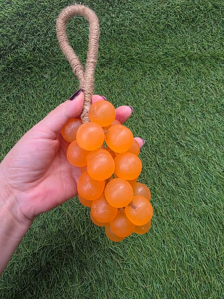 Orange Grapes Soap on Rope - photo 3