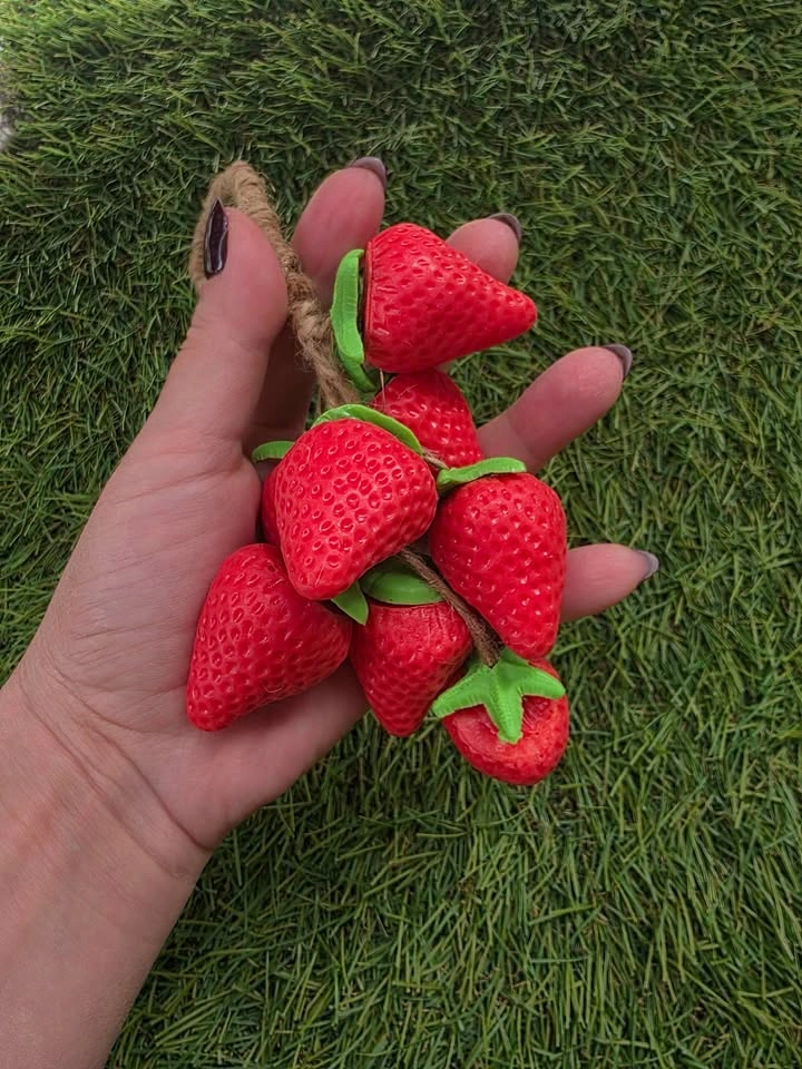 Strawberry Soap on Rope - photo 3