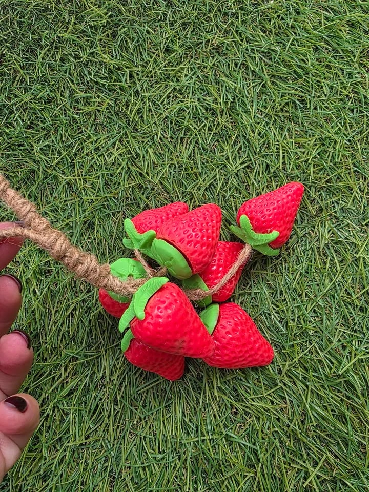 Strawberry Soap on Rope - photo 4