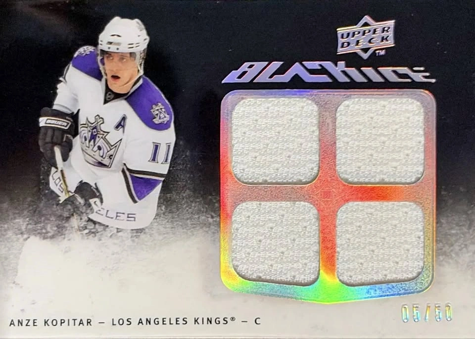 Anze Kopitar Black Ice #05/50 Rare Numbered Hockey Card