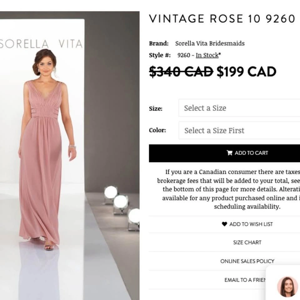 Brand New Champagne Dress Size 10 - photo 2