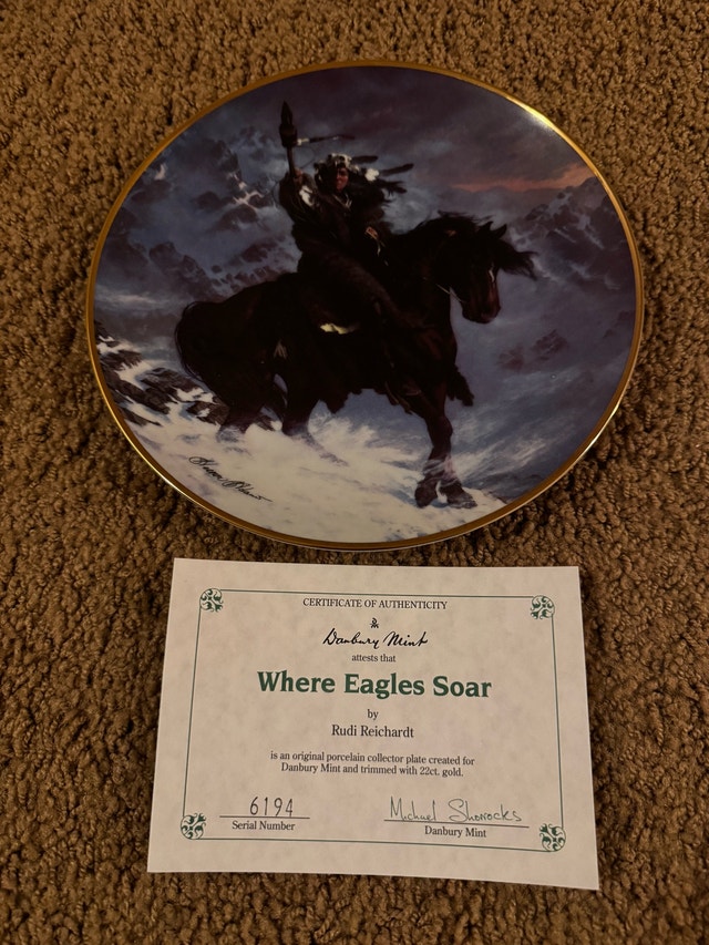 ‘Where Eagles Soar’ Collector Plate