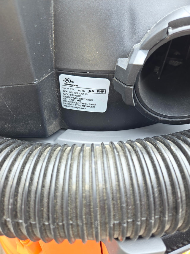 PPU - Ridgid 16 Gallon Wet/Dry Vac with Detachable Blower - photo 4