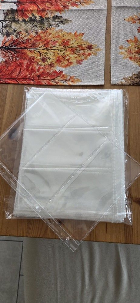 45 Sheets Pocket Currency Pages For Paper Money Collection Holde