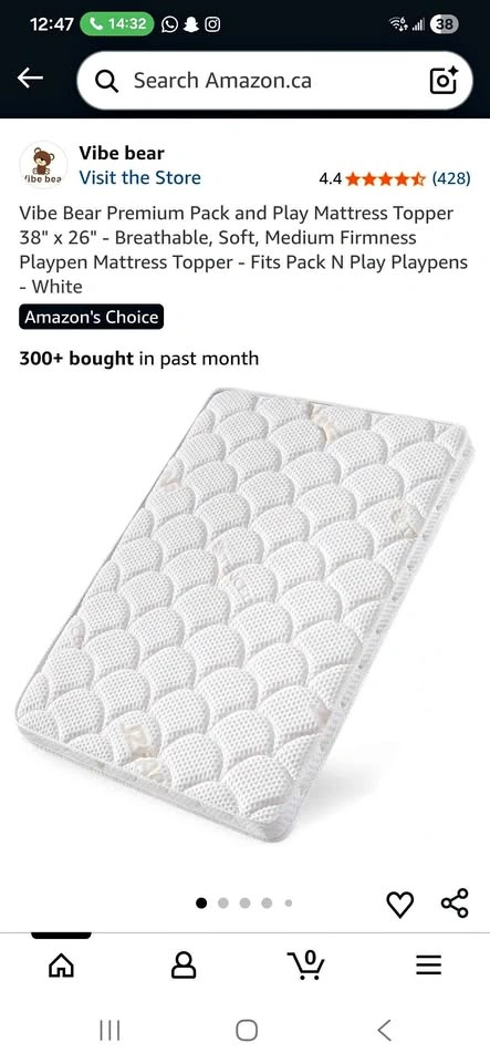 Crib mattress New