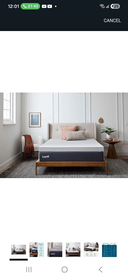 4 inch Memory Foam Mattress Topper