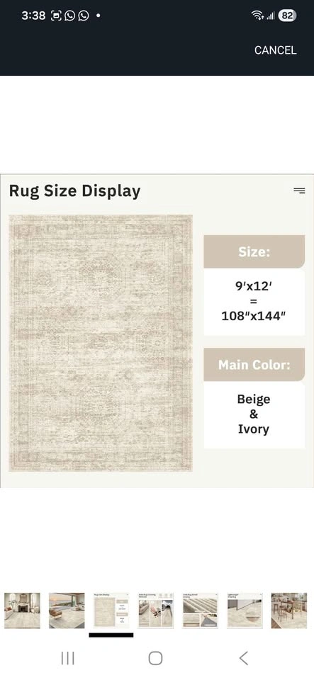 12 x 9 Area Rug New - photo 3