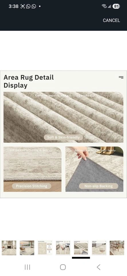 12 x 9 Area Rug New - photo 5