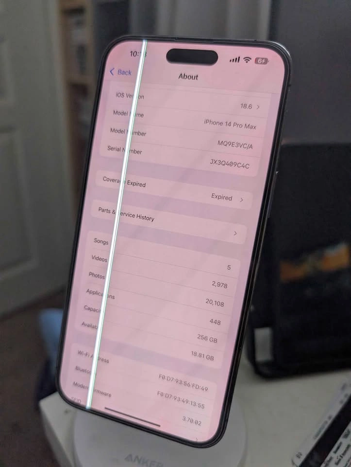 iPhone 14 Pro Max 256GB (Screen Lines) - photo 2