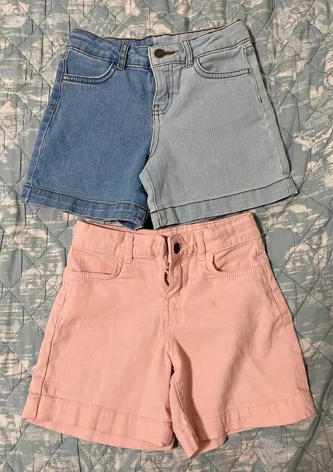 Denim shorts and Cotton shorts thumbnail