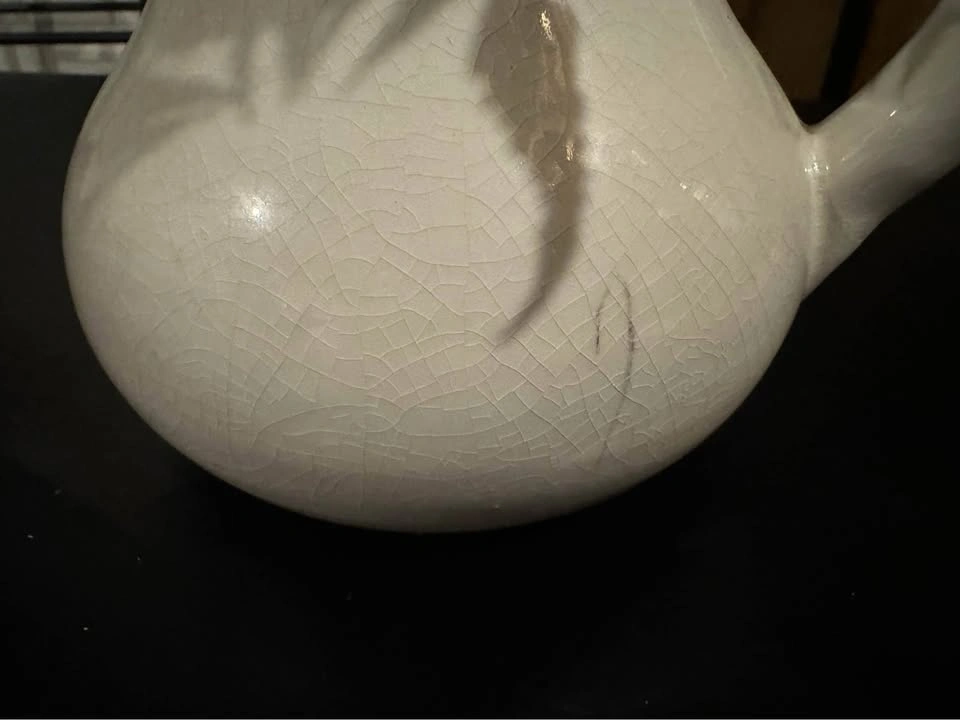 Fake Plant in Ceramic Jug Vase - photo 5