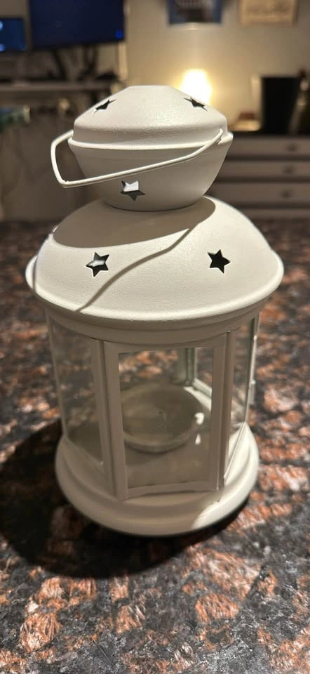 2 White Lanterns - Candle Holder - photo 4