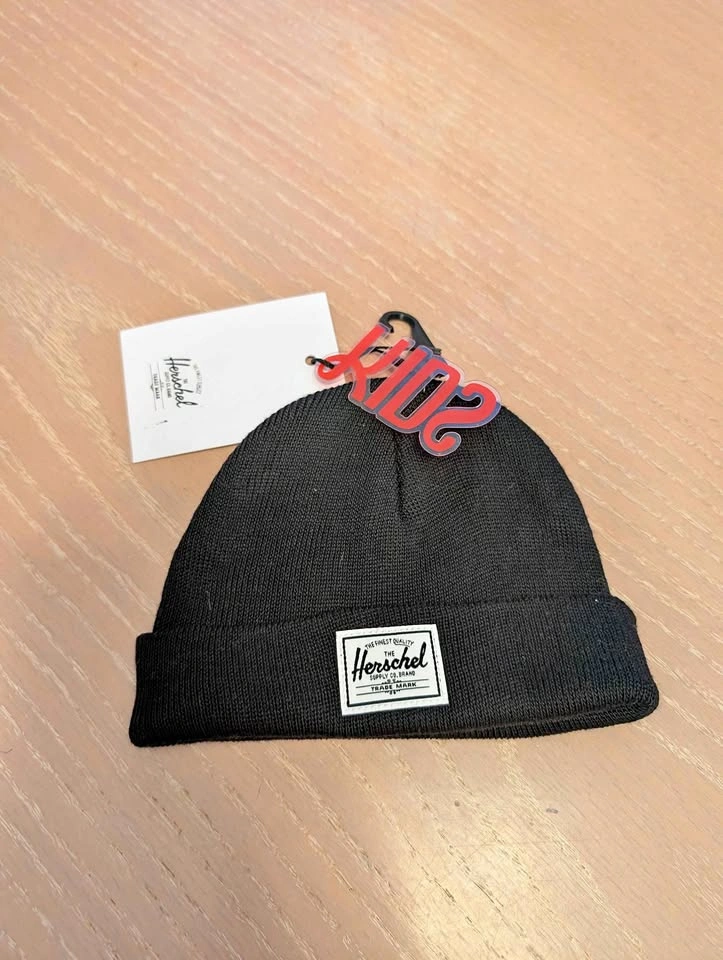 Hershey's black toque for babies.