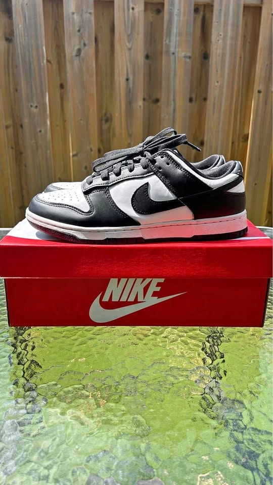 NIKE DUNK LOW RETRO WHITE / BLACK - WHITE