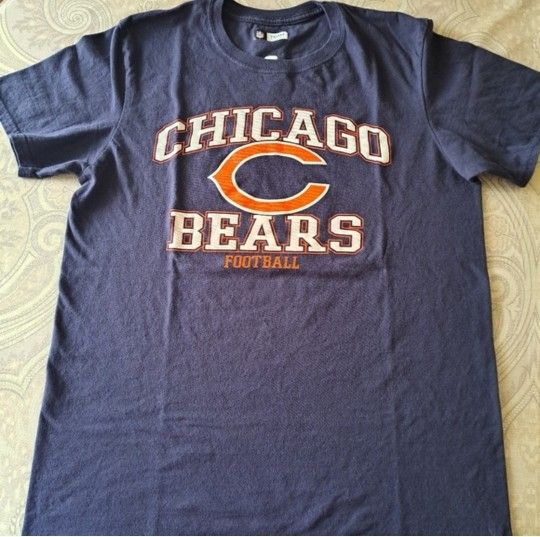 NFL Chicago Bears Navy and Orange Tee