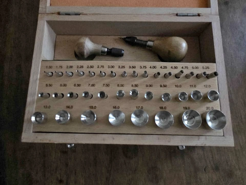 Premium Jewelers 36pc Round Bezel Punch Set – Stone Setting Tool