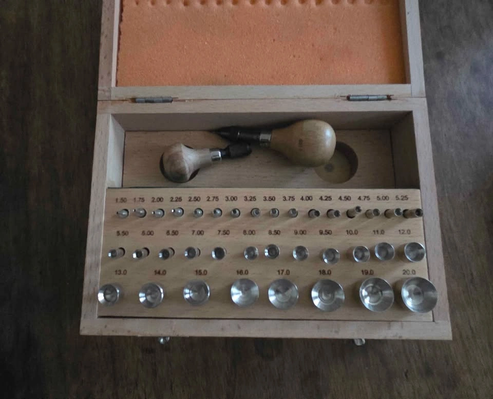 Premium Jewelers 36pc Round Bezel Punch Set – Stone Setting Tool - photo 2