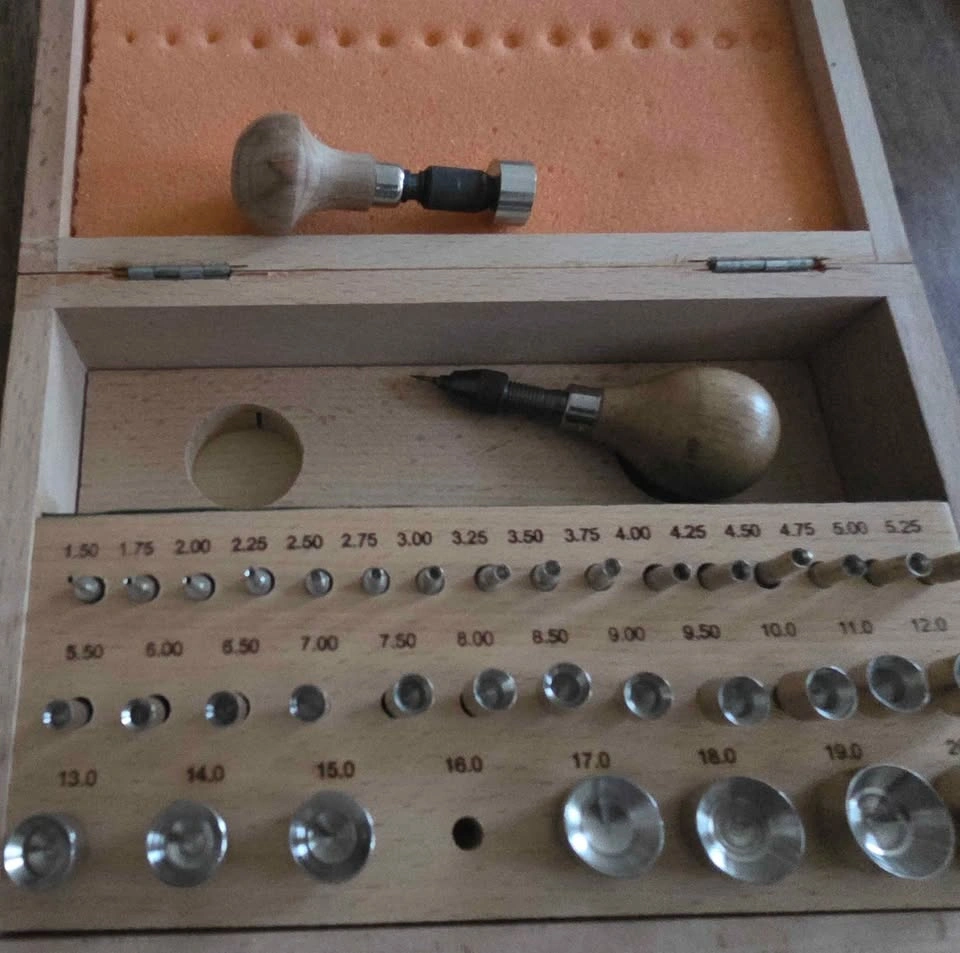 Premium Jewelers 36pc Round Bezel Punch Set – Stone Setting Tool - photo 3