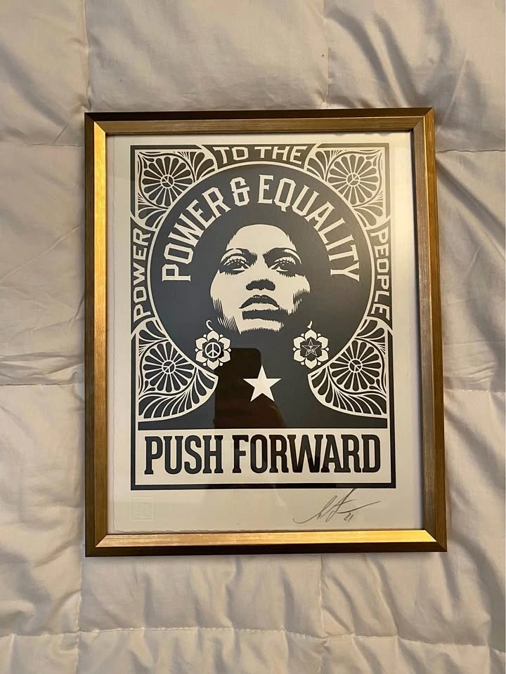 Signed Shepard Fairey "Power & Equality" Print - Obey Giant