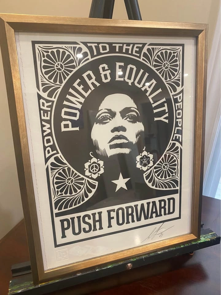 Signed Shepard Fairey "Power & Equality" Print - Obey Giant - photo 3