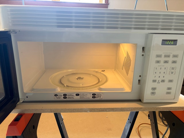 GE Over-the-Range Microwave - White - photo 5