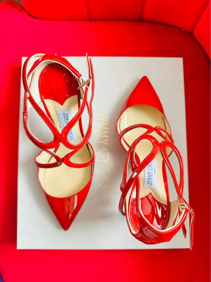 Jimmy Choo Red Heels – Like New - photo 4