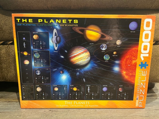 1000 Piece Puzzle: Eurographics - The Planets