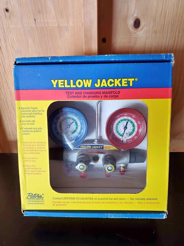 Yellow Jacket Refrigerant Gauges NEW