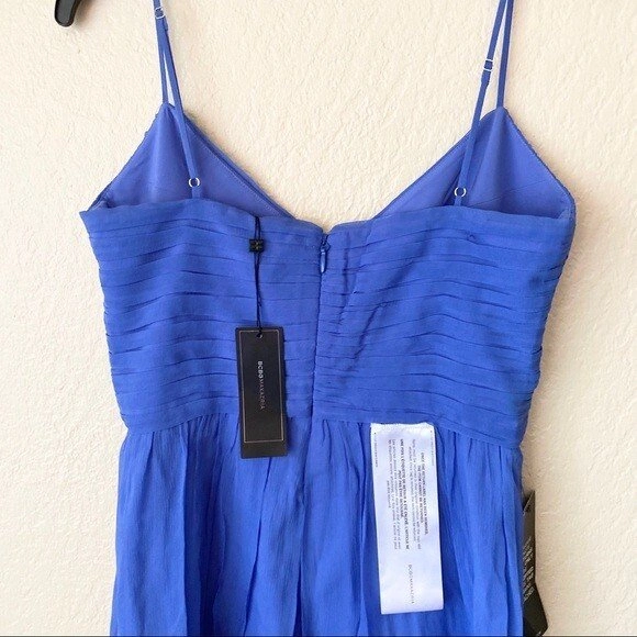 NWT BCBGMAXAZRIA Women's Salma Woven A-line silk Dress Size 4 - photo 4