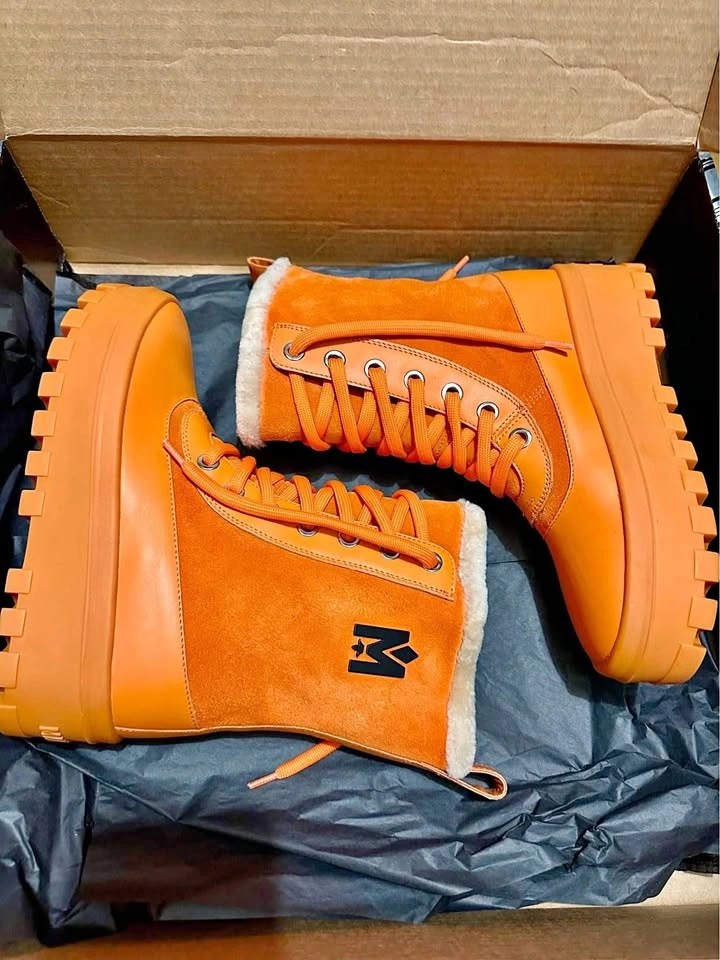MUST GO! New! MACKAGE HERO Shearing-lined Lamb Suede winter Boot