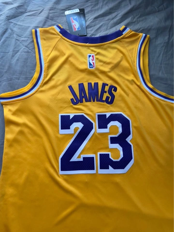 LeBron James LA Lakers NBA Nike Jersey - photo 3