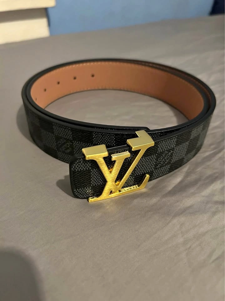 Louis Vuitton Designer Men's Belt Size 36