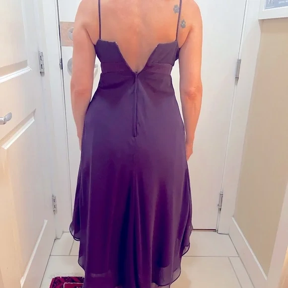 New Alfred Angelo Midi Purple Cocktail/Formal Dress (Small) - photo 2