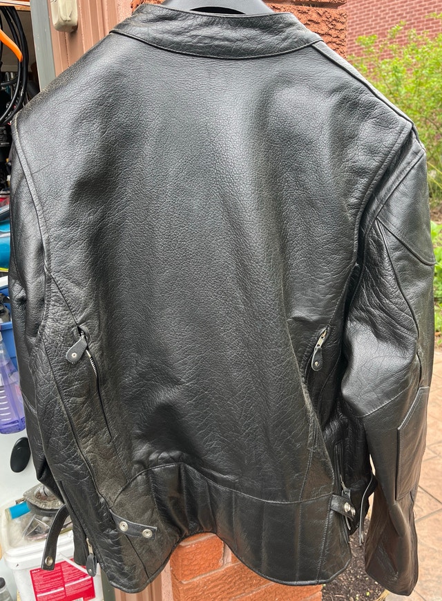 Leather Motorcycle Jacket - photo 2