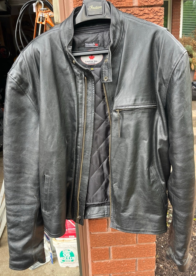 Leather Motorcycle Jacket - photo 3