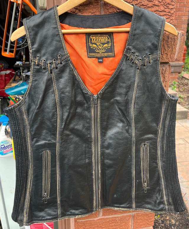 Milwaukee Leather Motorcycle Vest - XXL